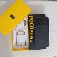 POCO F8 PRO 512 RAM 12 BLACK السعر 750 وبيه مجال بوكو اف 8 برو ذاكرة 5...