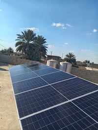 منظومة شمسية • ألواح لونجي 615واط • بطارية ليثيوم 15KW