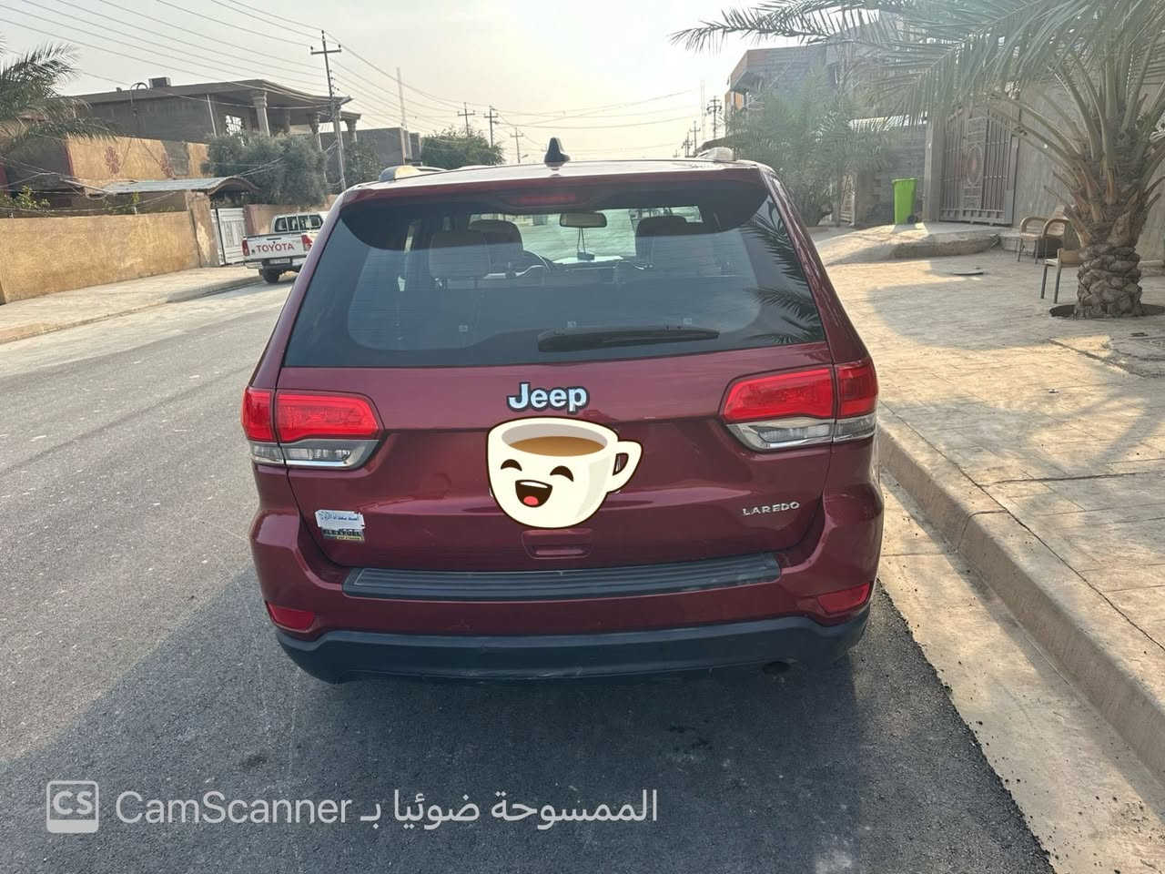 للبيع فقط
جيب لاريدو 2014 
كلين / انطخت عندي صار بيه صبغ نص الجنطة
مثل ما موضح بالتقرير 
كير ماوس 
مقاعد جلد بيجي 
داخل اسود وبيجي 
كير ومحرك مكفول 
تخم تاير جديد 
رقم بغداد و 
ماشية 113 
سيارة خير من الله 
السعر 215 وبيه مجال 
مكاني ديالى 
***********
