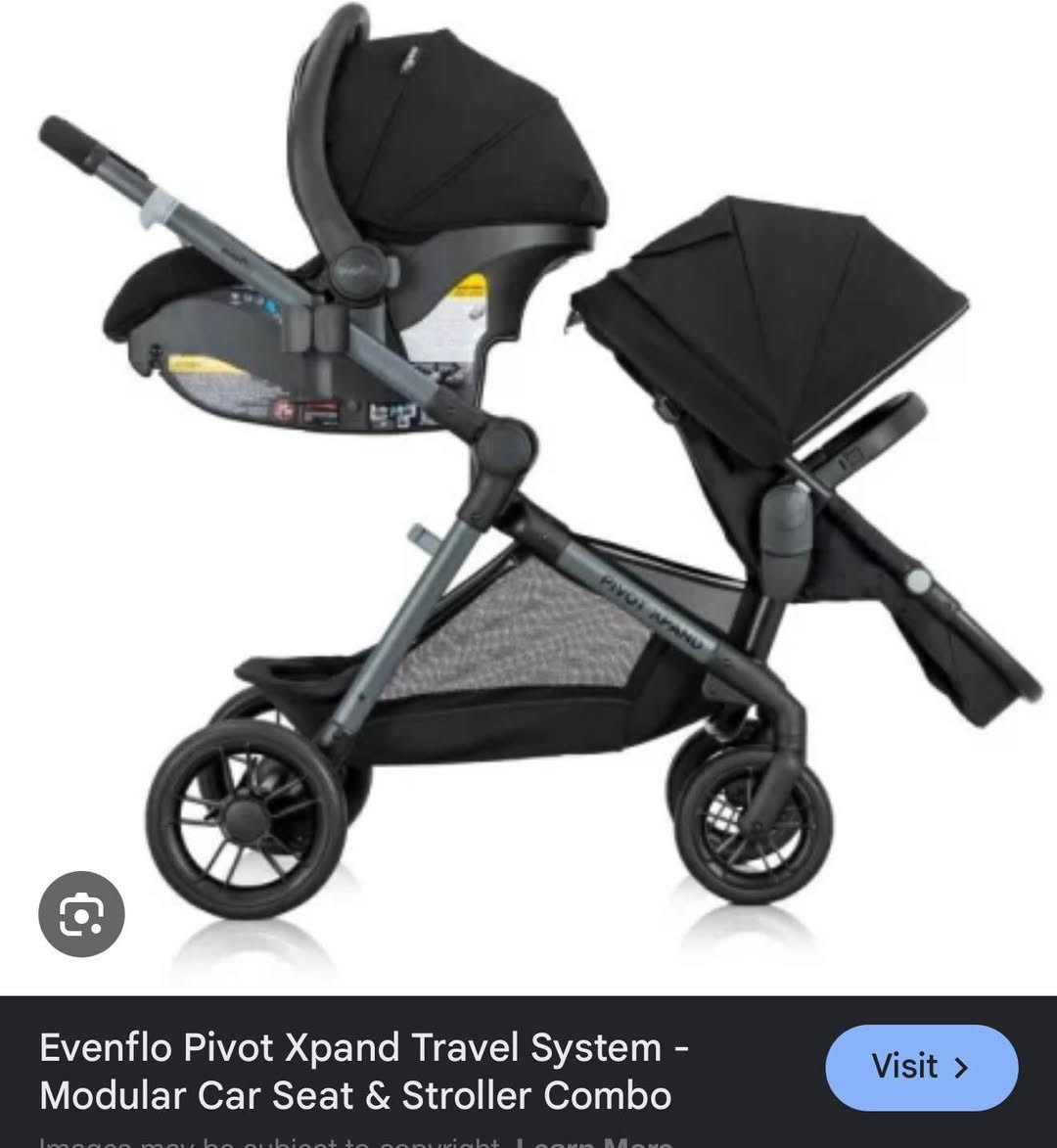 Stroller expand travel evenflow 
Original price more than 700$
I want 200$ أربيل, العراق


**إذا كنت صاحب هذا الإعلان وتريد حذفه لأي سبب، رجاءا أرسل رسالة إلى الدعم الفني**