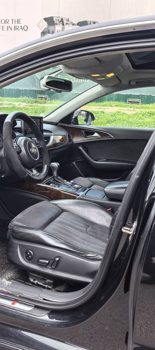 ***********
 Audi A6 Sline quattro 2014 v6 clean title
 قبات مواصفات
ستة سلندر ٢.٨
سلايد
رادار
سيستم سماعات bose 
كشنات امامى وخلفى تدفئة
سنوية باسمى
سيارة سفر شركة اربيل
كيرو محرك ما مفتوح
تاخم اطارات جديد
هززةو فحص جديد
تبريد ثلج
بعد هواية من المواصفات
سعر ١٢٨$
