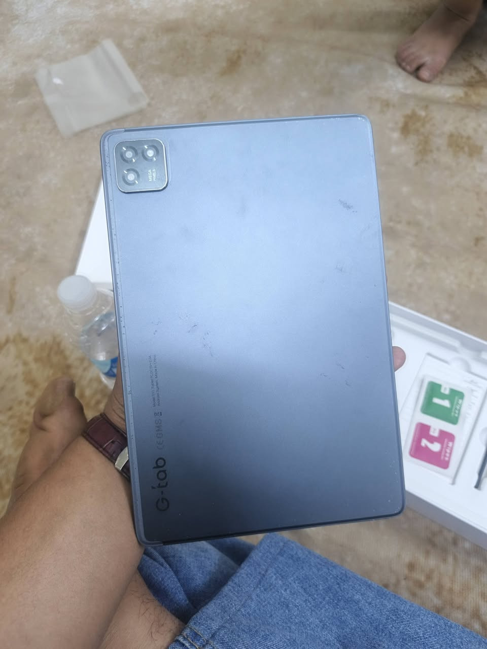 ايباد T11
اندويرد 14 
5G
  الكامره 13 والثانيه 5
شاشه 800*1280
بطاريه عملاقه 6580 يومين لعب بدون توقف
ذاكره 128
حجم الايباد 11.1
معالج  unisoc T606 octa core
الذاكره الداخليه 8 GB(4+4) 
اشتريته 250 اريده 165 بي مجال


**إذا كنت صاحب هذا الإعلان وتريد حذفه لأي سبب، رجاءا أرسل رسالة إلى الدعم الفني**
