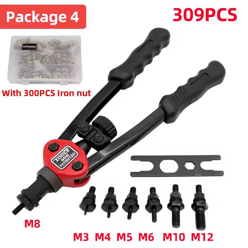 #السعر 20الف مع التوصيل 🟦
مسدس برشام يدوي (Rivet Nut Gun)، وتستخدم لتثبيت صواميل البرشام في الألواح المعدنية أو البلاستيكية..
تتميز بتصميم موفر للجهد مع مقابض مريحة. 
تأتي مع مجموعة متنوعة من الرؤوس (المغازل) القابلة للتبديل، مثل M3، M4، M5، M8، لتناسب مختلف المقاسات. 
تستخدم على نطاق واسع في صناعات السيارات، الطيران، الكهرباء، والميكانيكا.


**إذا كنت صاحب هذا الإعلان وتريد حذفه لأي سبب، رجاءا أرسل رسالة إلى الدعم الفني**