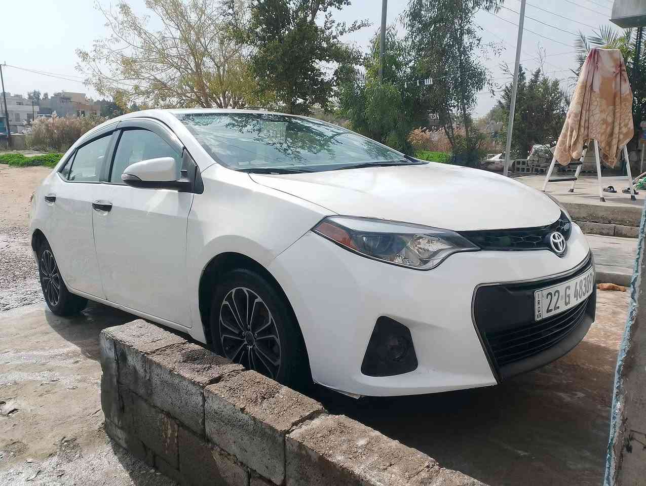 کورلا 2016 sگیر7نمر محرك 1800 سیارە بیە 4قطع صبغ بدون شاصی  سنویه لل 30بسمی گیرمکینە تبرید کفاله سعر115ورقه مکانی کلار***********
