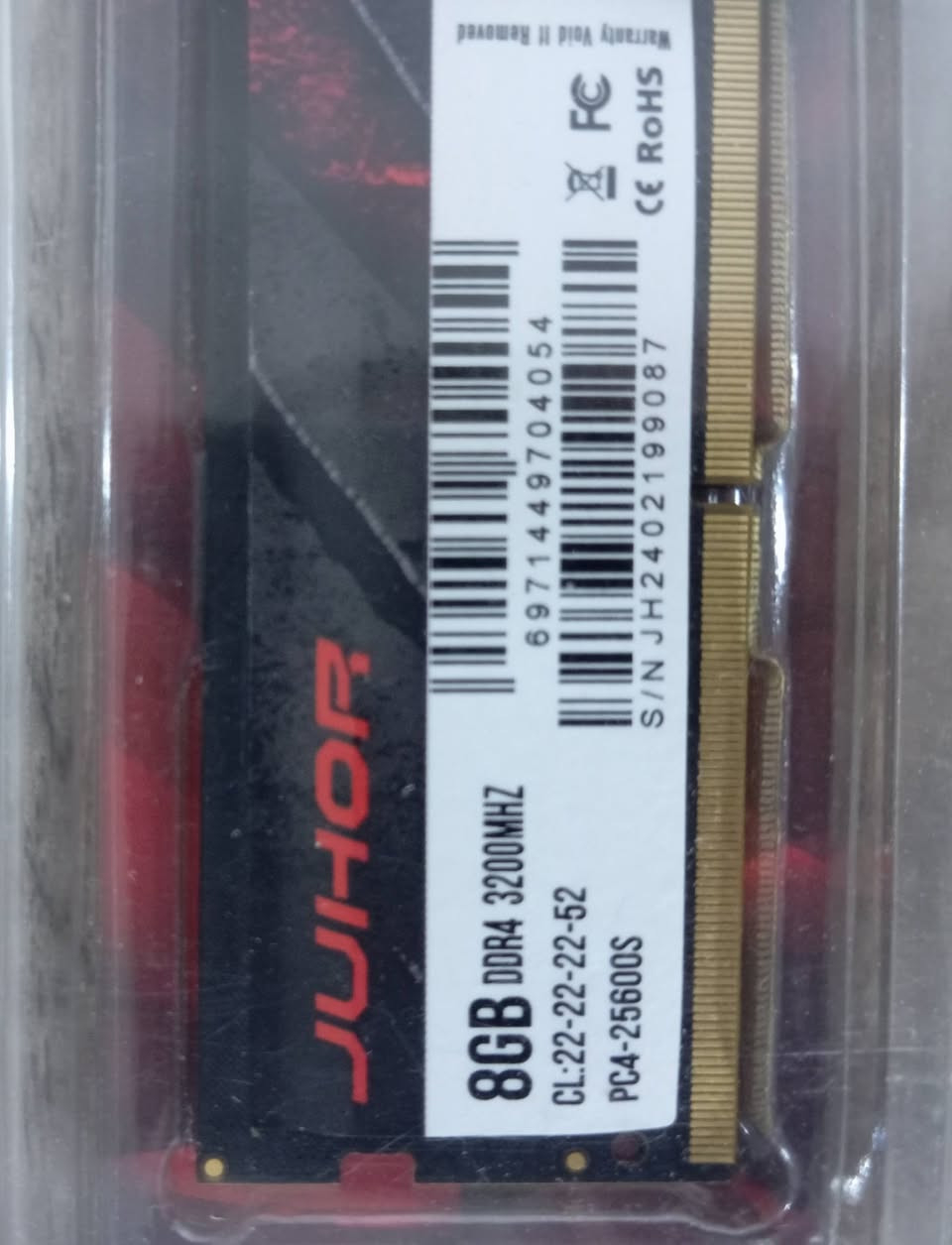 قطعة وحدة رام لابتوبddr4 8g


**إذا كنت صاحب هذا الإعلان وتريد حذفه لأي سبب، رجاءا أرسل رسالة إلى الدعم الفني**