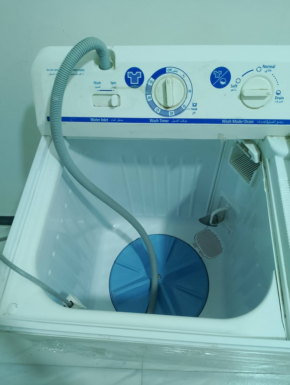 متوفر
غسالة هيتاشي ياباني جديد استخدام قليل 
حجم ٩كيلو  
السعر ٢٥٠ مع مجال بسيط 
***********
