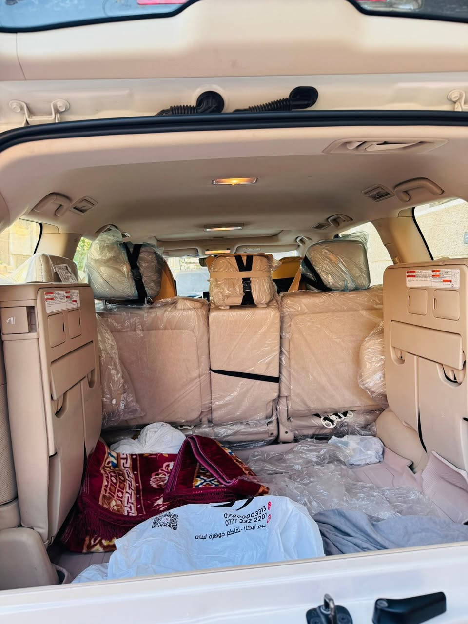 Land cruiser GXR  2021     V6 75,000
لاندكروزر 2021  GXR
‌‎ملاحظە : الاخوان رجائن بس بیع نقد بدون مراوس📌
أخت زيرو بل كارتون 📦📦
‌‎لاندکروزر 2021 
‌‎💎محرک 6 سلندر 
‌‎⌛️ماشي 75.000 ألف بسمطين  مكفولةكفالة عامة 
بيها بس شخطين بل باب وبل جاملغ منشورات 
‌‎ 💎 بدون صبخ .بدون بارد  ،بدون رصعات ،بدون 
‌‎دعاميات هم بدون صبغ ،رمل مابي ،لحية بدون صبخ ..بقية كلها بشرط

‌‎🧬فول فول مواصفات‎شاشة كبيرة
‌‎كاميرات 3 شاشات سيلاد فتحة سقف 
‌‎كشن جلد كشن    8 اريباك تبريد مركزية
‌‎بصمة تشغيل عن بعد باب ليد زينون 
‌‎تحكمات ستيرن دبل فوليوم فورويل هوك
‌‎سيارة بها 2 بصمة من شركة جديد جدأ 
‌‎سيـارة عل نظافتها احسبها صفر زيرو

💎 تخم تاير دنلوب الاصلي

‌‎ 💎محرك كير بشرط مامفتوح
‌‎سيارة حيل نظيفة كلشي عل بلاد لوك
‌‎سنوية جديدة  كلشي جديد مدفوع لـ2031
‌‎باسمي السنوية بشرط تحويل مة 
‌‎سيارة مابيـها دينار مصرف كامل من كل نواحي 
مكانها بغداد جامع النداء 
*********** موجود واتساب
