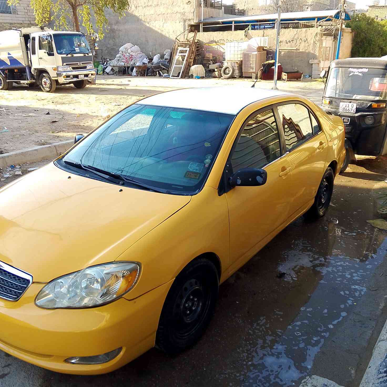 السلام عليكم كورولا موديل 2008 وارد امريكي محرك 1800 كير كهربائيات صدر حداديه خير من الله تايرات رقم بغداد تحويل ثاني يوم اتكفل لك غرامات وهيئه وتحويل سياره مال بيت سعرها 70 وبيها مجال مكانه بغداد الزعفرانيه ***********
