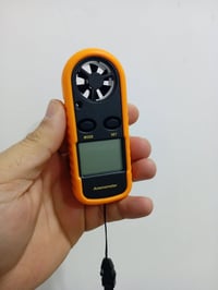 قياس الرياح • حرارة • شاشة LCD