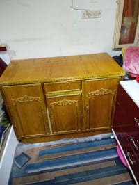 بوفيه ٣باب • خشب عراقي • الإمكان الامين الثانيه