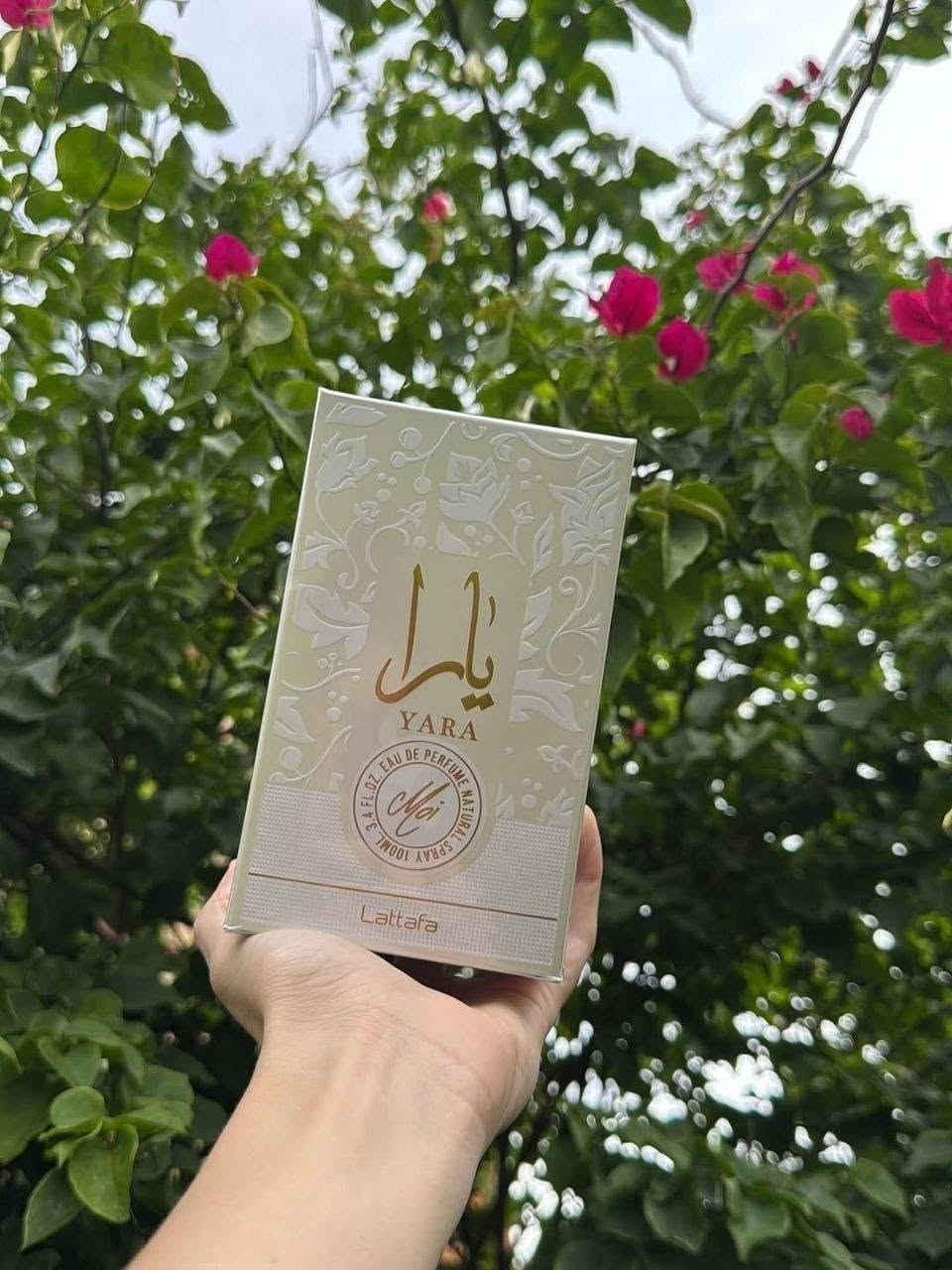 عطر يارا موي (Yara Moi) – يارا الأبيض ✨من إصدارات شركة لطافة للعطور (Lattafa)، يأتي هذا العطر النسائي بطابع دافئ يجمع بين النفحات الشرقية واللمسات العصرية في تركيبة ساحرة ومميزة.

🌸 المكونات العطرية:
المقدمة: مزيج ناعم من الياسمين والخوخ، يمنح بداية أنثوية منعشة وحلوة.
القلب: توليفة دافئة من الكراميل والعنبر تضيف عمقاً وإحساساً بالدفء والجاذبية.
القاعدة: لمسات راقية من الباتشولي وخشب الصندل تمنح العطر ثباتاً وأناقة تدوم.
💫 الإحساس والانطباع: عطر يجمع بين حلاوة الكراميل ونعومة الأزهار البيضاء، ليمنحك حضوراً أنثوياً دافئاً وجذاباً لا يُنسى.
🌙 مثالي للمساء والأجواء الباردة، كما يناسب الاستخدام اليومي لمن تفضل العطور الحلوة والدافئة.
⏳ يتميز بثبات قوي وفوحان ملحوظ يدوم لساعات طويلة.
#الاصلي 
 
🚘 يوجد خدمة توصيل لجميع محافظات العراق   🚘


**إذا كنت صاحب هذا الإعلان وتريد حذفه لأي سبب، رجاءا أرسل رسالة إلى الدعم الفني**