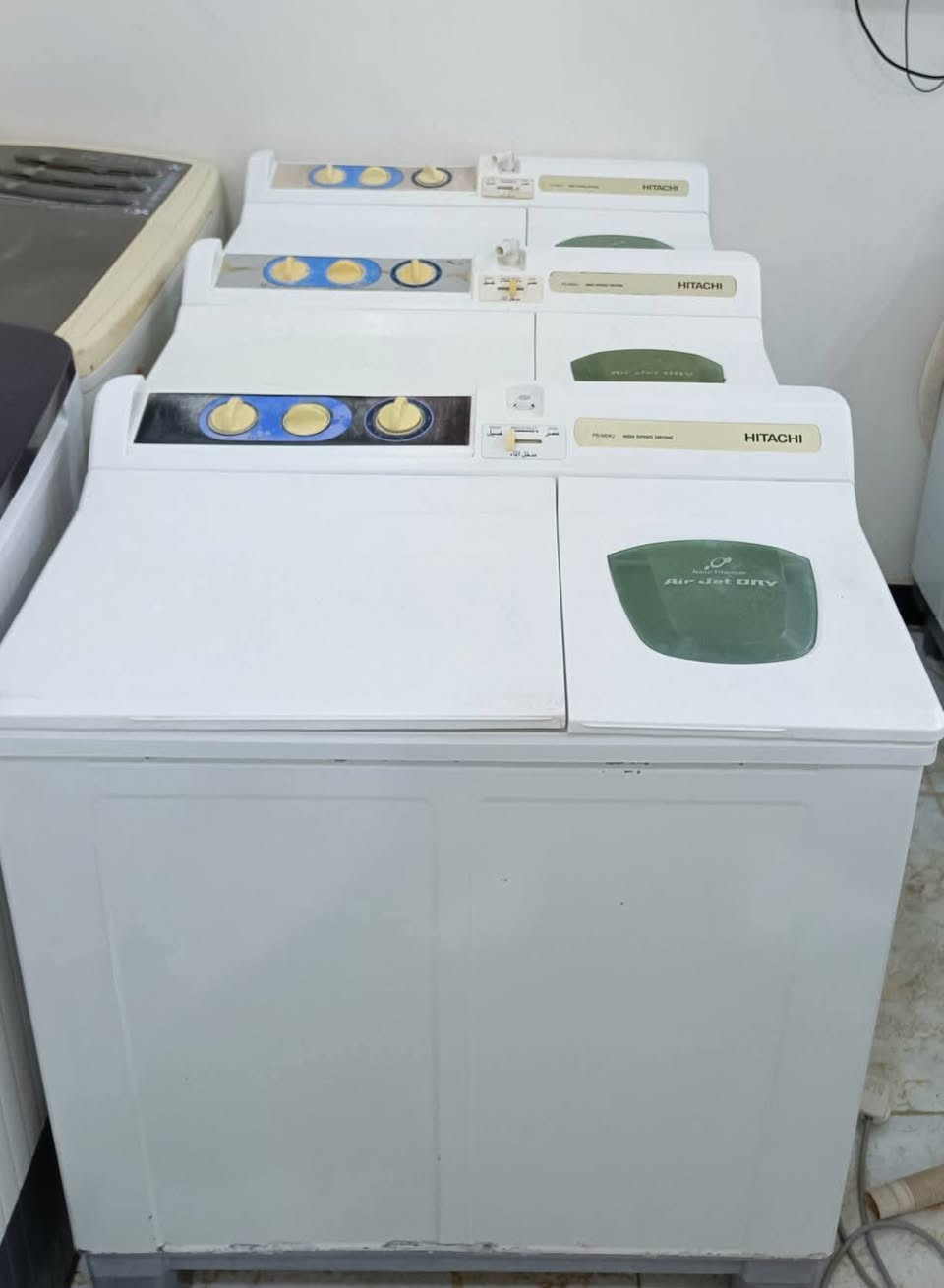 السلام عليكم
يالله اللهم صلي على محمد وآل محمد 

_غسالات هيتاشي ياباني وبقيه الشركات  
_غسالات اطفال توشيبا بلكارتون 
 _للاستفسار /مراسله خاص او اتصال على الرقم
الرقم/***********
