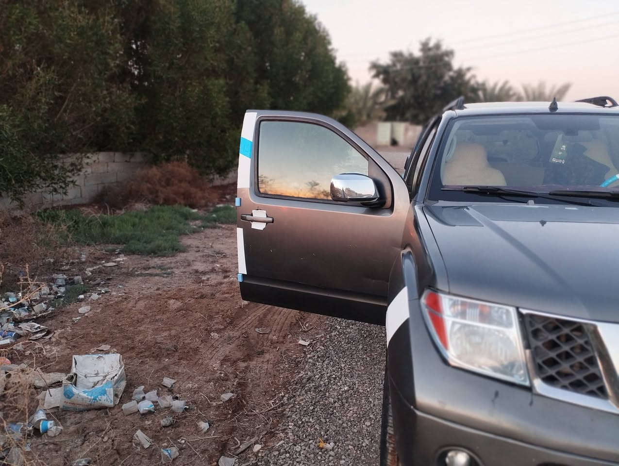 السلام عليكم للبيع او المراوس
نيسان كفاله عامه من الكص والتبديل  فورويل تخم تاير جيس بانزين ومنضومه غاز حداديه كهربائيات كلهه شغاله تحكم ستيرن سياره دخول سياحه المكان الناصريه السعر 50وبيه مجال ***********
