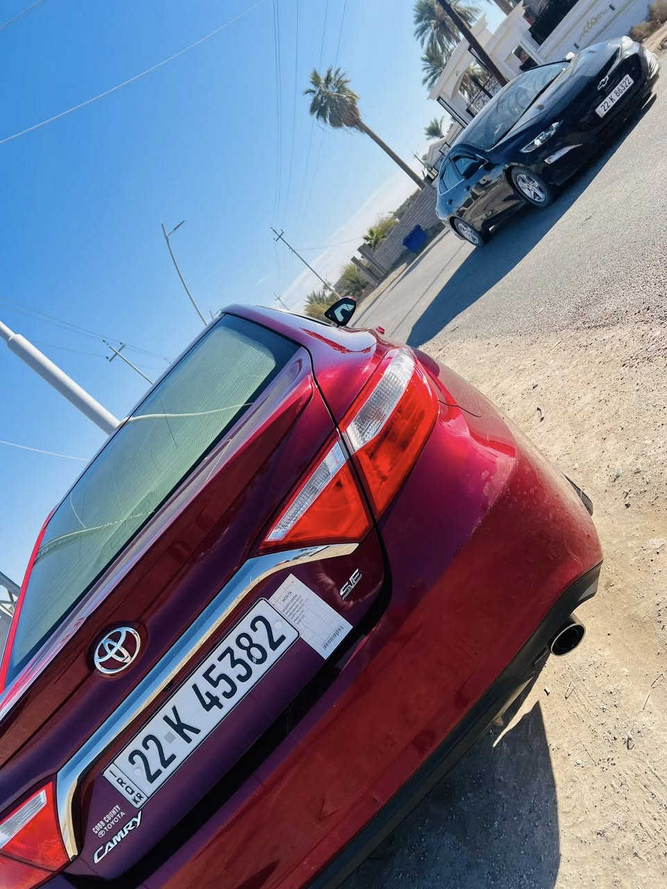 كامري للبيع
موديل 17

رقم أربيل بسمي 

قطعه ضرر 

فه sاي 

كير محرك كله شرط 

الستفسار ***********
