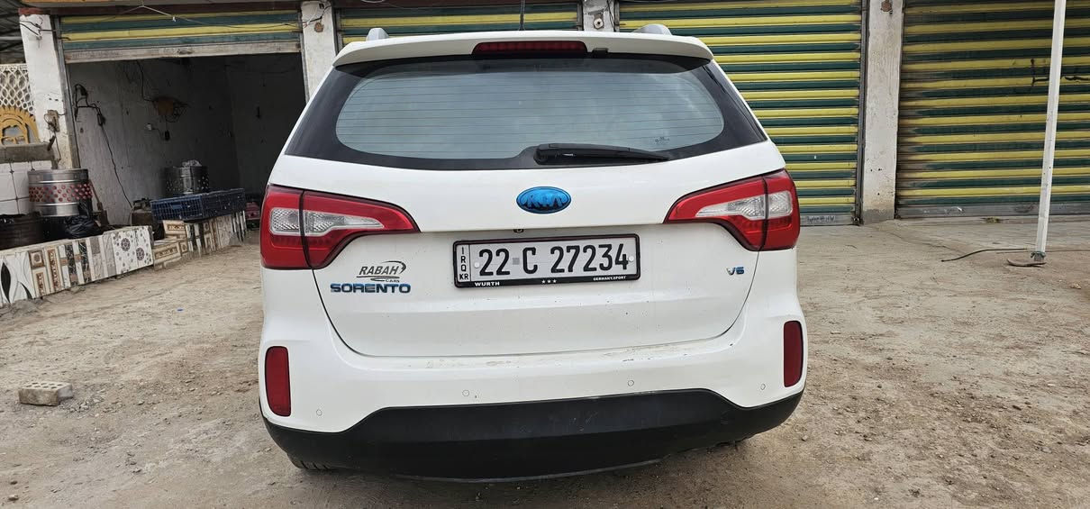 كيا سورنتو موديل 2013
فول بصمه بنوراما ترحيب دشبول ليزري 
رقم اربيل دولي جديد تريد وكاله تريد تحويل سيارة جاهزه مكينه كير تخم تاير حداديه كله جديد بيها شبرين باب السايق وصبغ الجاملغ الكدام بدون داخل باقي سياره كفاله مكان الديوانية 
***********
