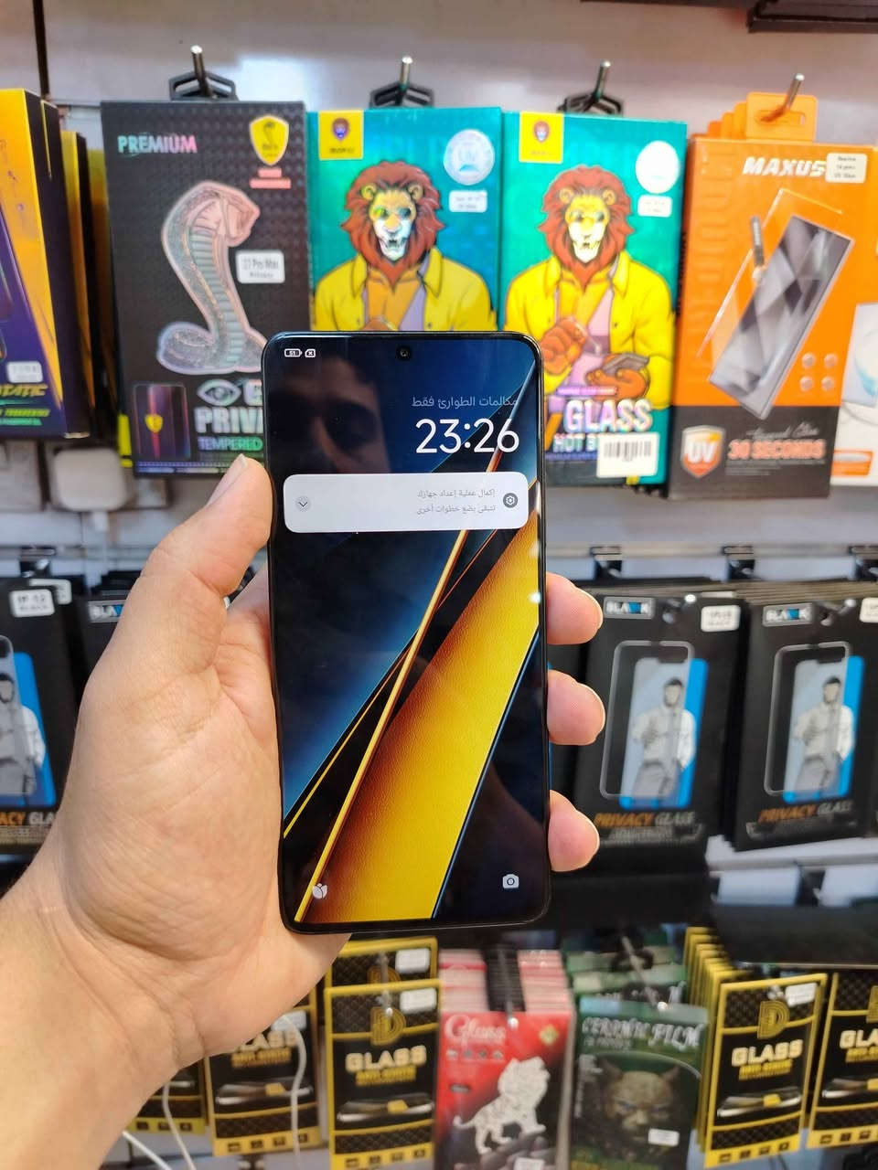 بوكو x6pro ذاكرة 512 جهاز معروف بالمواصفات بدون غراض سعرة ١٨٥الف بيه فقط نقطة أسفل الزاوية اليمنى زغيرة مماثرة بأي شيء الباقي مكفول علضمان مكاني بغداد العامرية للإستفسار الاتصال وتساب*********** بغداد, العراق
