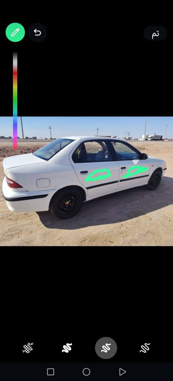 السلام عليكم
سمند موديل 12 كرستال رقم بغداد انكليزي مشروع وطني 
مكينة كير حدادية امامية خلفية 
كهربائيات كاملة
دوشمة جديدة
كفالة عامة ماعدا الي مأشر عليه بالصور
تخم تاير جديد
السعر 47 وبيه مجال 
مكاني واسط
***********
***********
