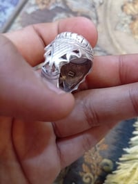 محبس فضة • ختم 925 • مدينة الصدر