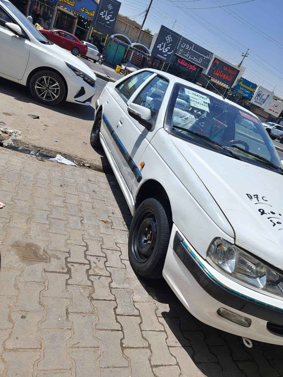 سيارة بيجو بارص موديل 2013 باسمي رقم نجف انكليزي دولي مكينه وكير مكفول. تبريد ثلج حداديه جاهزه. سياره جاهزه من كلشي سنويه مجدده 2027.بيه جاملغ خلفي صبغ وكرن الجاملغ الامامي جهة السايق مكاني نجف رقمي ***********
