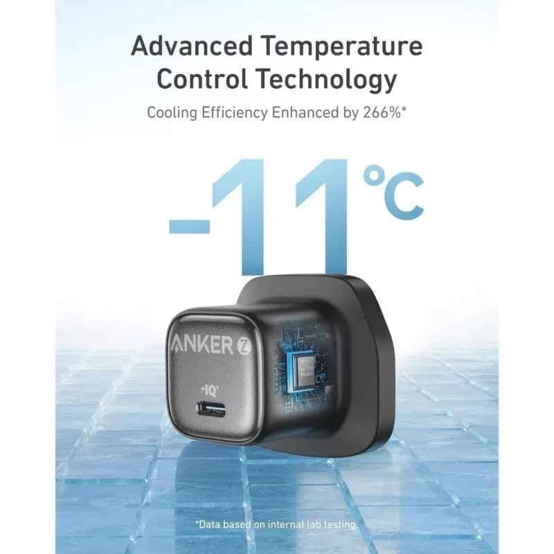 راس شاحن Anker Zolo 30W 1C. 

 وهو شاحن جداري صغير الحجم بتقنية GaN II. 
يأتي بمنفذ USB-C بقوة شحن قصوى تبلغ 30 واط.
تُستخدم تقنية GaN II لتوفير شحن سريع وآمن في تصميم مدمج.
يمكن استخدامه لشحن الهواتف الذكية والأجهزة اللوحية وأجهزة الكمبيوتر المحمولة الصغيرة.

ضمان لمدة سنة من عين الفهد بغداد, العراق


**إذا كنت صاحب هذا الإعلان وتريد حذفه لأي سبب، رجاءا أرسل رسالة إلى الدعم الفني**