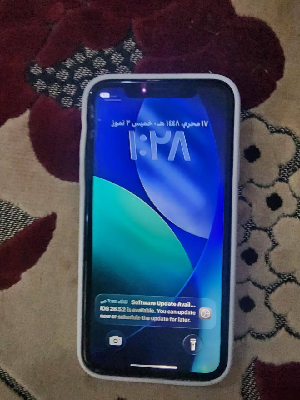 ل السلام عليكم ايباد 9 مكفول من الفتح ذاكره 64 نضيف الجهاز بي بس الدكمه الي اطفي ما تشتغل وتتصلح بدون غراض رايده ب 180 
و11 عادي شرق اوسط دبل خط مكفول من الفتح وشغال ما بي شي بطاريه 77 لونه سمائي بي بس الشاشه مثل ما موضحه وما مأثره ع الاستعمال ب 140 وثينههن بيهن مجال حك الجيه مكاني حله 
***********
