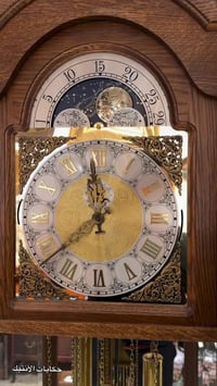 ساعة أرضية ألمانية • حركة ميكانيكية • حالة ممتازة