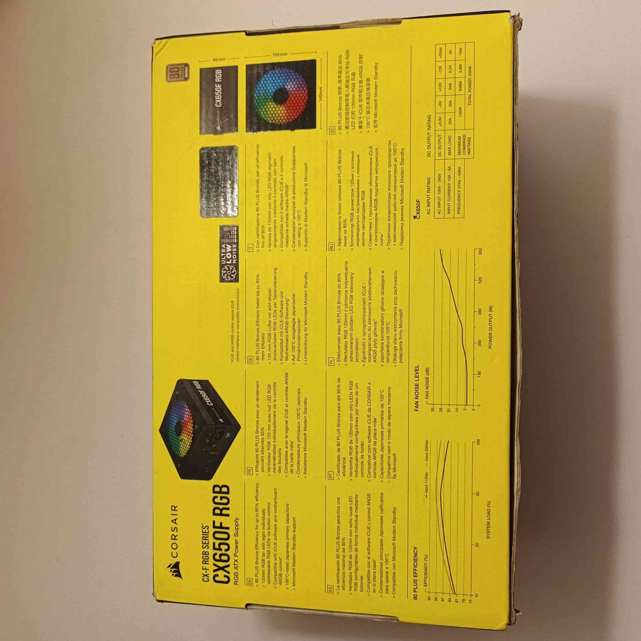 Corsair CX650F RGB
السلام عليكم بور كورسير 650 نضيف موجود توصيل راسلني خاص


**إذا كنت صاحب هذا الإعلان وتريد حذفه لأي سبب، رجاءا أرسل رسالة إلى الدعم الفني**