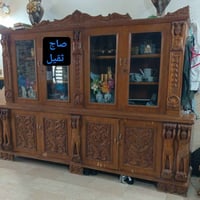 بوفيه خشب • محفور يدوي • نجف كوفه