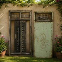 باب عدد٢ • فنر حديد • نجف