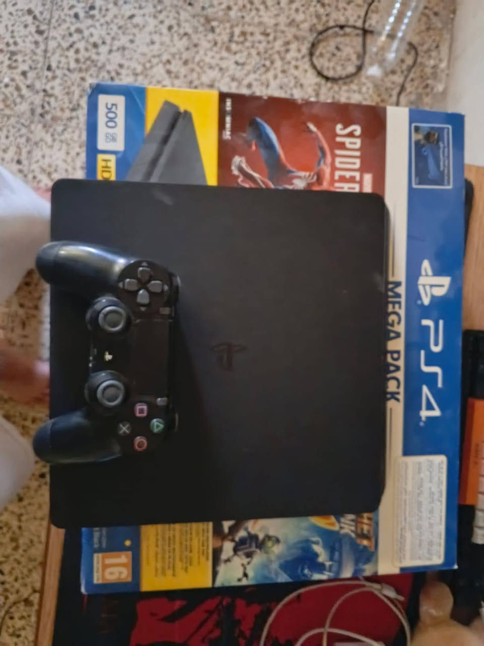 ‏سلام عليكم ورحمة الله وبركاتة
‏🔴           PS4 SLM 500GB 
‏🔴الجهاز ليس بالة جديد ماخذا   مستخدم قليل  اشهر قليلة 
‏🔴الجهاز  كامل قليل كامل ملحقات كارتون 
‏🔴 كبيلات واير تشغيل واير  HDMI  اصلي 
‏🔴 ملحقات كاملة ويدة هم اصلية 
‏🔴 بدون العاب مابي بي حساب الجهاز  
‏🔴  مكاني بغداد / السيدية /  اعلام /سوك اميمة 
‏🔴السعر 225 وبي مجال حك الجية
‏


**إذا كنت صاحب هذا الإعلان وتريد حذفه لأي سبب، رجاءا أرسل رسالة إلى الدعم الفني**