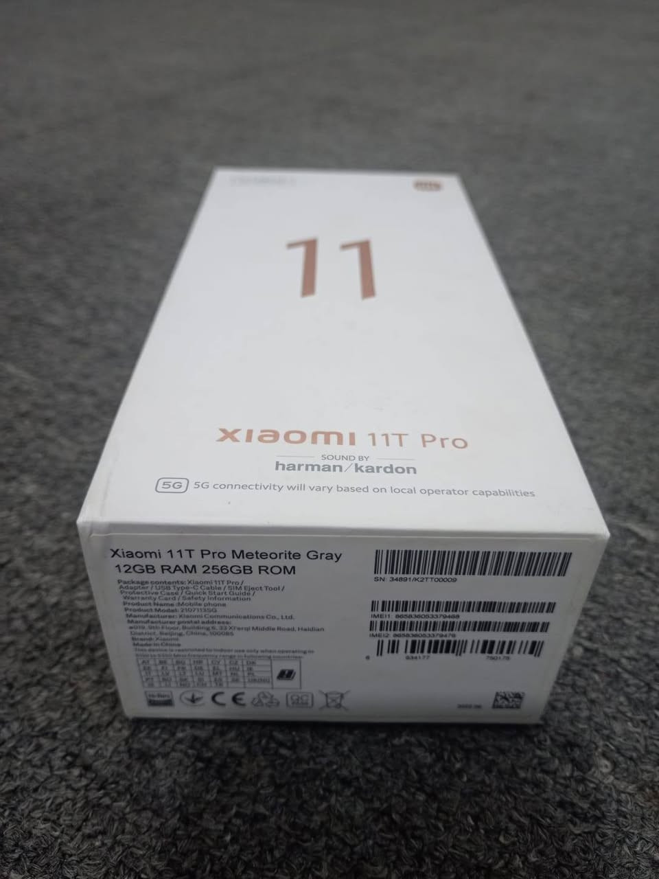 السلام عليڪم
شاومي 11 T pro  كامل ملحقاته الاصلية مع سماعات akg هدية 
 ذاكرة 256 معالج سناب دراكون 888 شحن سريع 120W
نضافة الجهاز 100/100 
السعر 275 شكد بي مجال وشكد نهايتة 250 قفل من الاخير 
مكاني بغداد المشتل هـ / ***********
