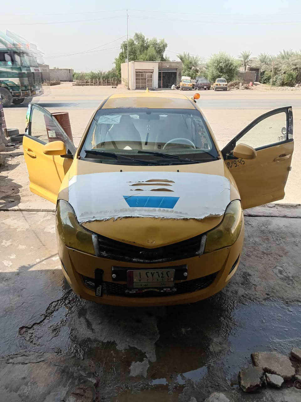 السلام عليكم شيري فلاوين للبيع موديل 2012 سنويه 2027 مصفره غرامات مكاني نجف شارع المطار  السعر 22 للستفسار ***********
