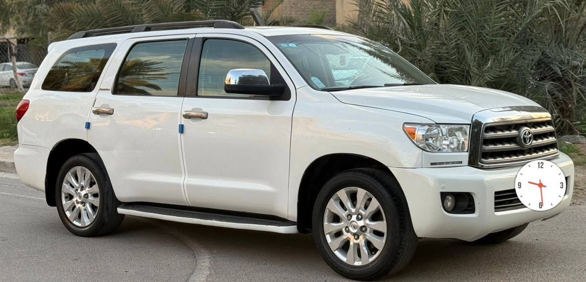 تيوتا سيكويا بلاتينيوم
TOYOTA SEQUOIA PLATINUM
 للبيع او مراوس
موديل 2009 محرك 5700 مال لكزز جديد بالكارتون مبدل
كير محرك مكفول 
سياره بيها قطع صبغ  انطيك حزام 
مواصفاتها
اعلى مواصفات بالسيكويا
سبعة راكب ثلاثة قطع تبريد كراسي كهرباء جنطه كهرباء جكات بس ملغيه فتحة سقف ستيرن كهرباء مري تصعد وتنزل  بردات بلاديه  والخ
ترايها مال زيرو صدر جديد تخم تاير تدفئه تبريد كلها شغاله 

سعر ١٤٥ ورقه 
بغداد العامريه
للاستسفسار اتصل او واتس اب
***********
 ترهم مراوس همين
