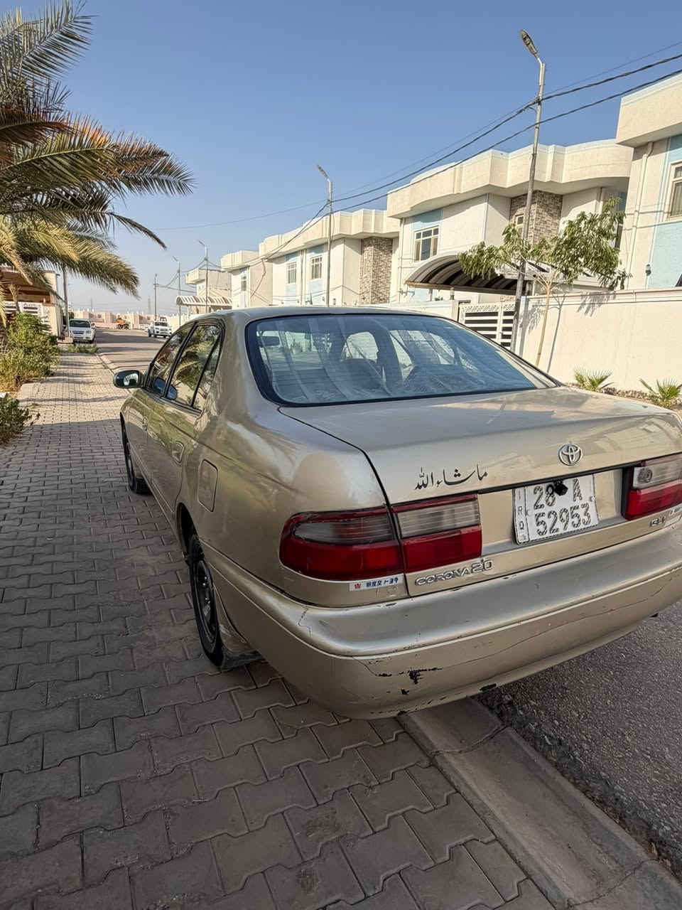 الهم صلي على محمد
للبيع تيوتا كراون رقم انكليزي مشروع وطني مداور نفس اليوم رقم نجف 

السياره حلوه ونظيفه عوزه شويه حداديه 

السعر 45 وبيه شويه مجال العنوان النجف 

موبايل ***********
