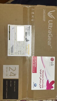Lg ultragear 180hz FHD 1ms freesinc&gsync حجمها24 بيها ضمان6 شهور من ا...