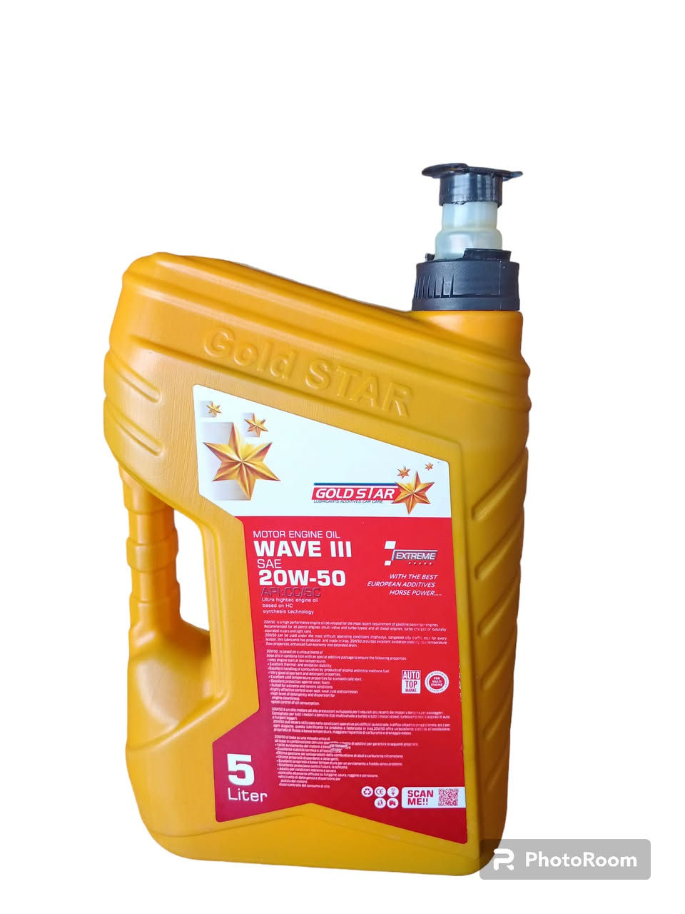 شركة GOLD STAR للزيوت
الحجم 5 لتر
تكنولوجيا ألمانيا
10W30
15W40
20W50
HD 50
HD 70

زيت محرك ذو كفاءة عالية جداً.
يحتوي على تحسينات كاملة تحافظ على محرك سيارتك.

العنوان: العراق، أربيل
جوال: +9647507442667
موبايل: +9647710430755


**إذا كنت صاحب هذا الإعلان وتريد حذفه لأي سبب، رجاءا أرسل رسالة إلى الدعم الفني**