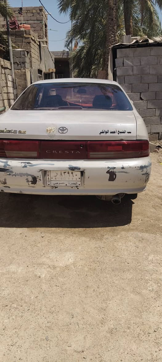 سلام عليكم
كرسته موديل 1995 مكفوله من الضربة والكص والنقل جثة 
كير ومكينه جدد حداده وتخم تاير وياتري جدد 
رقم بصرة  عنواني البصرة الهارثة معمل الورق  ***********
