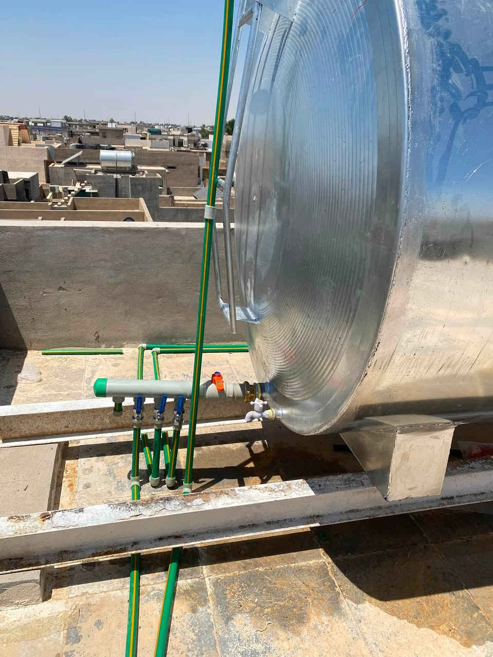 تم العمل اليوم في حي الخضراء
تاسيس صحيات وتشطيب

***********
