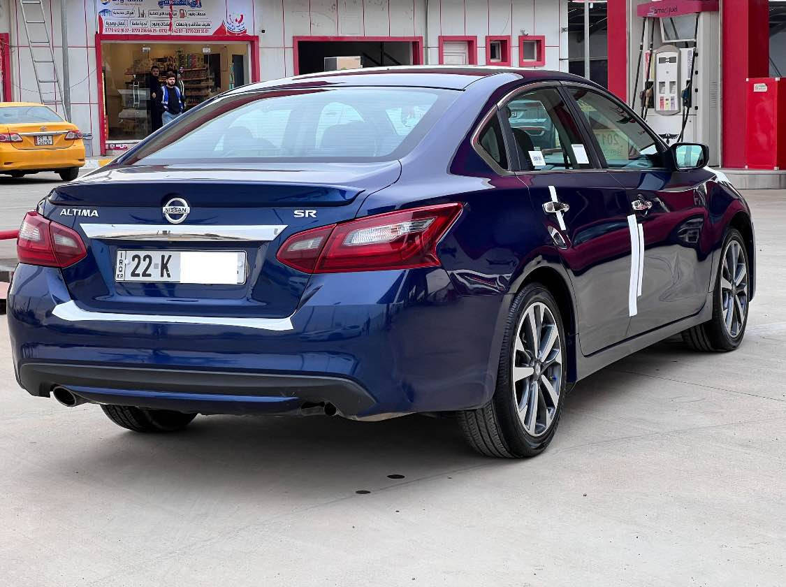 NISSAN ALTIMA
موديل 2017 لون نيلي
للبيع فقط بدون مراوس بدون اقساط
 صبغ سياره:.جاملغ سكن بدون دواخل شرط 
رقم شاصي:(1N4AL3AP4HC154008)
حجم محرك (2500) 4 سلندر 
كير محرك شرط لا صرف ولا بخار 
رقم اربيل دولي سنويه لل 2030 هزه جديد سياره شرط التحويل 
مواصفات سياره SR
ويل كروم حجم 18 تشغيل بصمه شفتات ستيرن فتح بيبان صندوق بصمه شاشة كاميره خلفيه كوشن مخمل جلد بلاد تحكمات ستيرن شفتات ستيرن طرفين تحديد سرعه رادار امامي جانبي جناح خلفي SR بلاد وباقي مواصفات معروفه...
سياره صدر أمامي خلفي جديد كهربائيات كل شغال تبريد شغال تخم تايرات جديد 

سعر...(119$) وبي مجال بسيط 
رقم هاتف:.( *********** )
رقم هاتف:.( *********** )
عنوان:.كركوك 📍 كركوك, العراق
