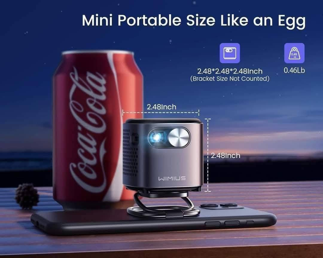 استمتع بتجربة سينمائية في جيبك مع WiMiUS Q2، أصغر جهاز عرض ذكي بحجم كرة البيسبول. يتميز الجهاز بدقة أصلية تبلغ 540p مع دعم كامل لتشغيل محتوى 1080p Full HD، ويدعم ايضاً 4kمما يمنحك صوراً واضحة وحيوية بفضل تقنية DLP المتطورة.


**إذا كنت صاحب هذا الإعلان وتريد حذفه لأي سبب، رجاءا أرسل رسالة إلى الدعم الفني**