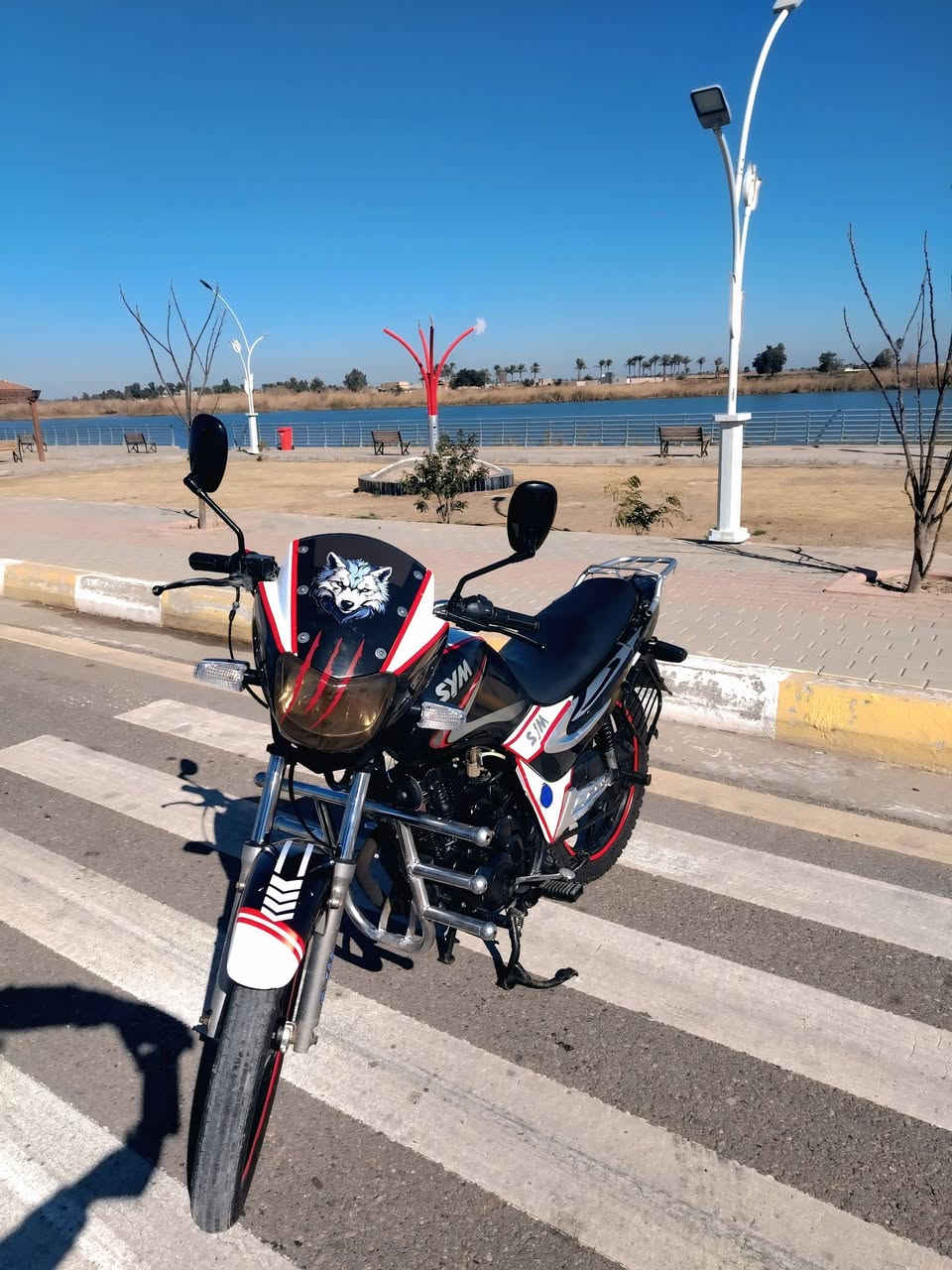 سلام عليكم دراجه سايم موديل 2017 مابيها اي نقص نكره صلف نضافتها مثل ما بصوره السعر 700 بيها مجال بصيط مكانها عامريه الفلوجه ***********
