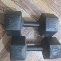 دمبلصات الوزن 12 كيلو الوزن اثكال كلش السعر 20 الف 07744998283