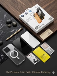 بكج حماية 6in1 • لاصق كاميرا • ماك سيف