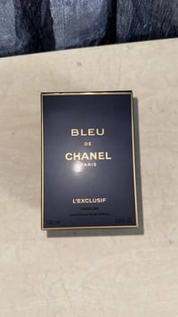 عطر BLUE DE CHANEL L'EXCLUSIF اصلي مشتري من مطار بغداد 100ML راش منه ح...
