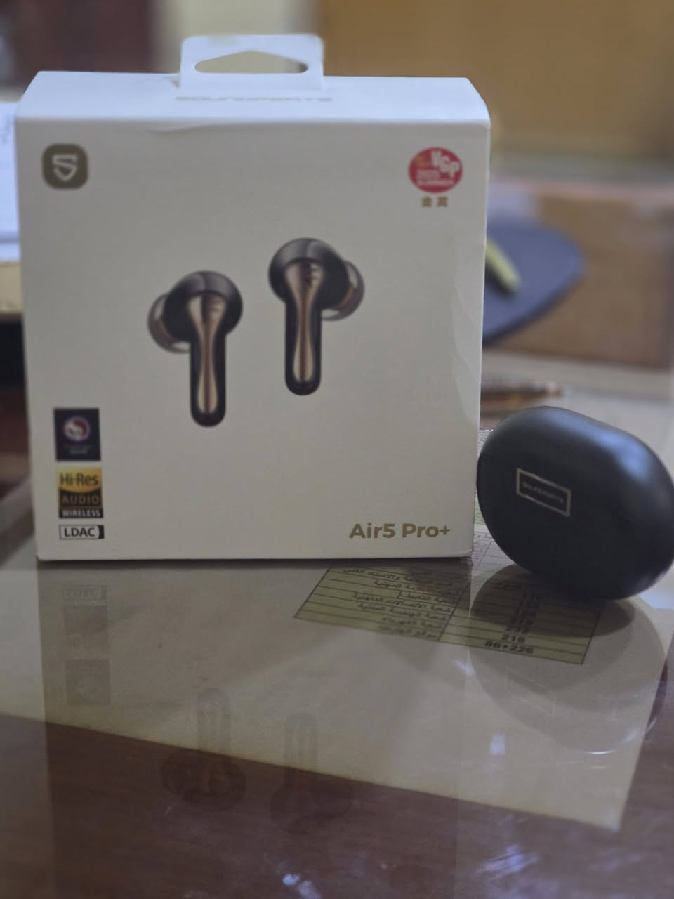 سماعة ساوند بيت
الغنيه عالتعريف اير ٥ برو بلاس 
استعمال قليل نظافة ١٠٠ بالمية
هاي ريس
Ldac
كوالكوم ساوند 
عزل ضوضاء نشط وشفافية 
وكيم مود
وست مايكرفونات 

السعر ٧٥ الف


**إذا كنت صاحب هذا الإعلان وتريد حذفه لأي سبب، رجاءا أرسل رسالة إلى الدعم الفني**