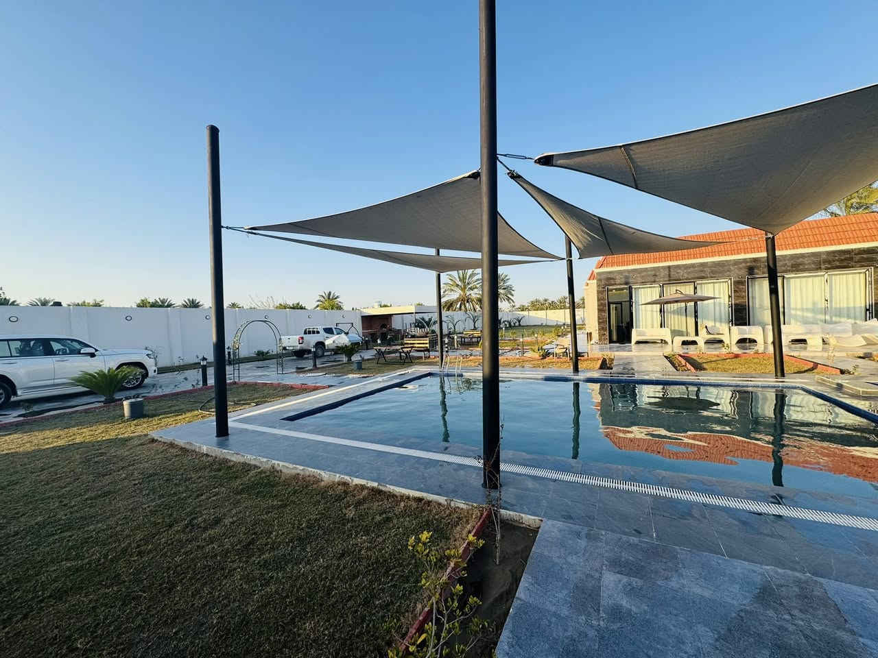 منتجع سي لاند  vip للايجار 
متوفر للحجز كل ايام العيد 
الموقع قضاء بلد سيد محمد -مدخل رقم 1
للحجز الاتصال على ***********
