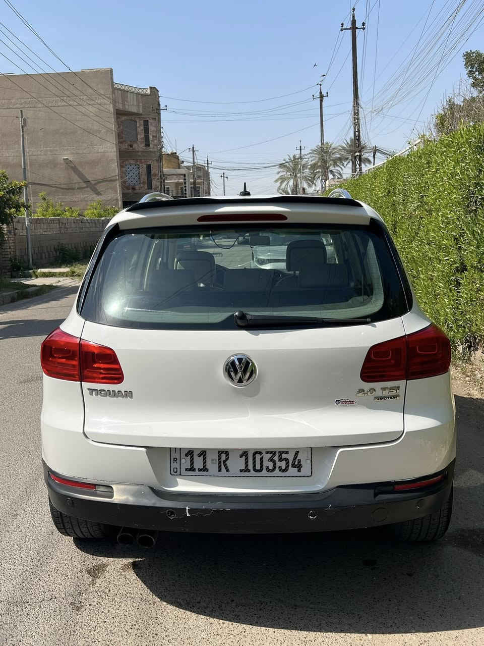 السلام عليكم
فولكسواكن تيكوان 2013 خليجي بدون ضرر بيها فقط صبغ البنيد بدون ضربه فول مواصفات 1/1 
السعر 103 وبيها مجال بسيط 
محرك 2000 تيربو 
رقم بغداد بأسمي تحويل ثاني يوم سنويه هزه جديدة
مكان سياره بغداد الصليخ 
***********
