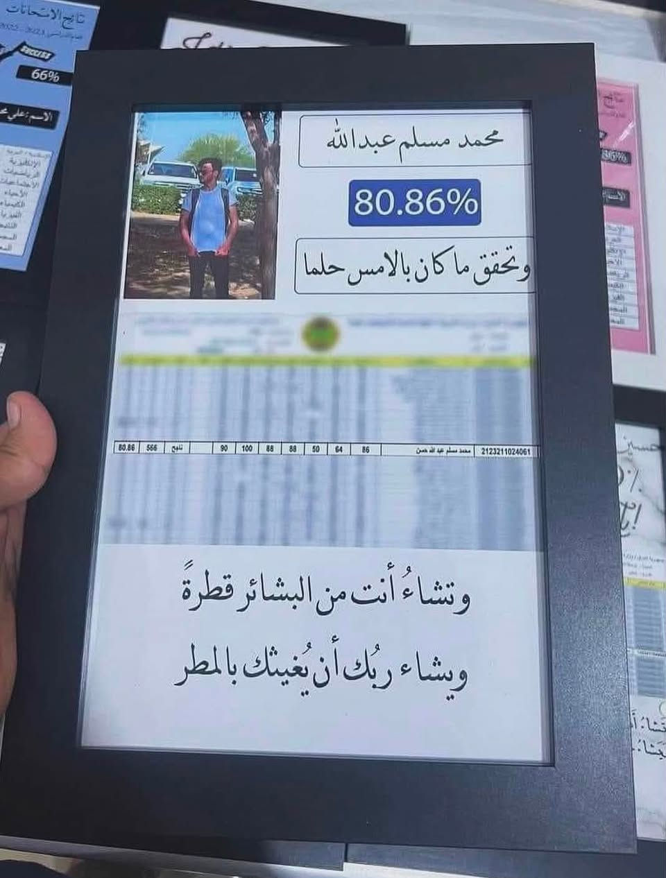 لوحات تخرج ونجاح جوده عاليه وانسب الاسعار
متوفر اطار ابيض واسود وايضا متوفر بورد خشب 
التوصيل داخل العزيزيه مجاني


**إذا كنت صاحب هذا الإعلان وتريد حذفه لأي سبب، رجاءا أرسل رسالة إلى الدعم الفني**
