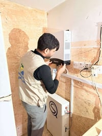 إنفرتر Gospower 6k • بطارية Qs 5k • 3 ساعات ونص