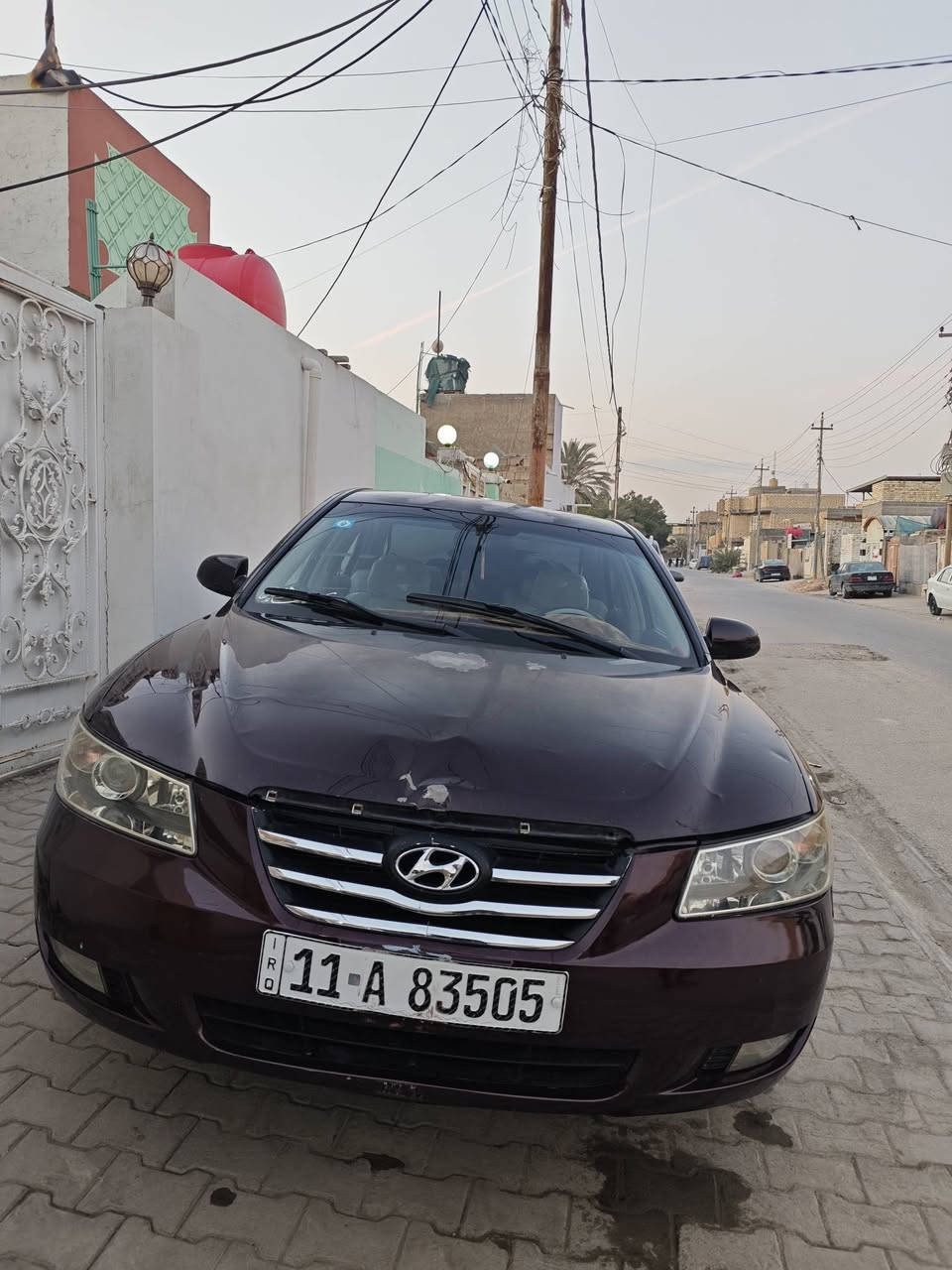 سوناته 2008 
4اسلندر مكينه 2400
ضربه خفيفه في خشم البنيد موضحه بلصوره
رقم انكليزي بغداد
السعر 100وبيها مجال بسيط
التواصل ***********
